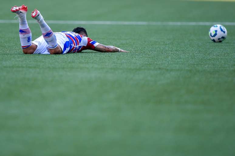 Fortaleza em partida contra o Botafogo
