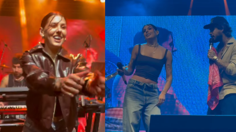 Ana Castela ‘invade’ balé de Zé Felipe e arrasa nas coreografias durante show do namorado