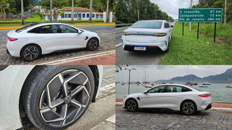 BYD Seal em viagem a Ilhabela