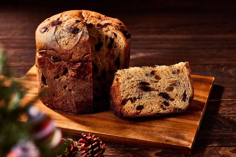 Chocotone sem glúten e sem lactose 