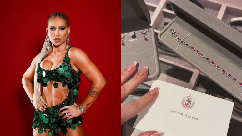 Virginia ganha presente luxuoso do presidente da Grande Rio