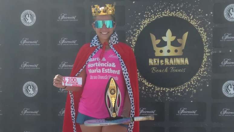 Clarinha, campeã da Open 