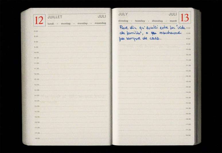 No diário, Mariona escreveu: "Meu pai diz que devo escolher entre ter uma vida em família ou sair de casa para sempre"