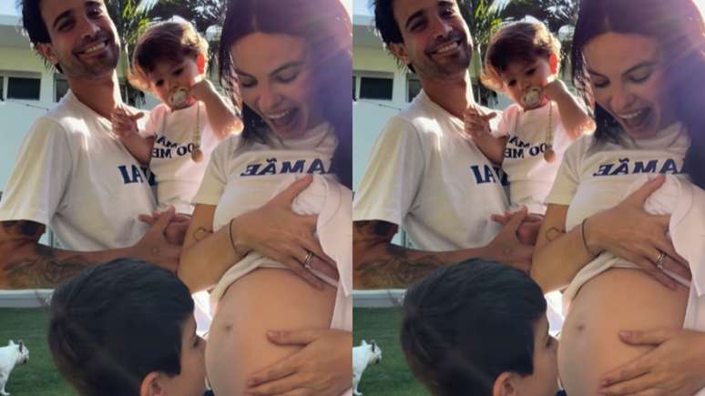 Sthefany Brito, Igor Raschkovsky e os dois filhos