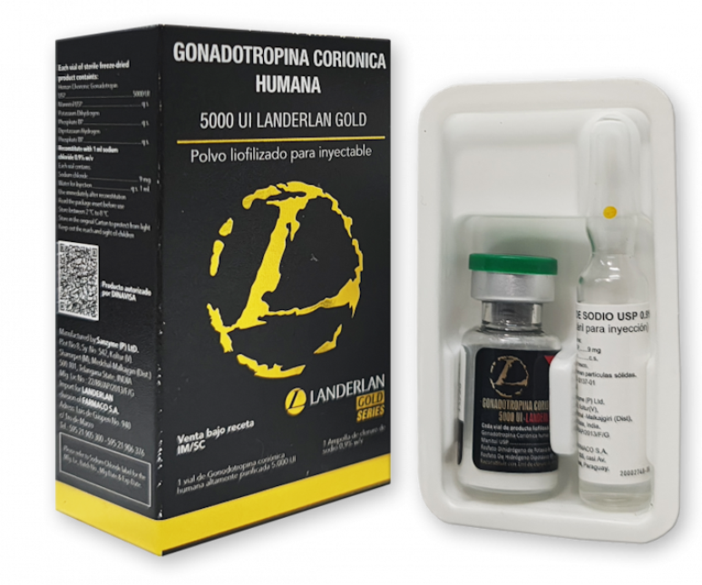 HCG humano 5.000ui, um dos medicamentos proibidos da marca Landerlan