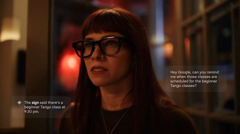 Óculos inteligentes embutidos com IA Gemini chegarão em 2026, segundo Google