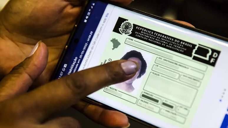 Imagem de CNH digital