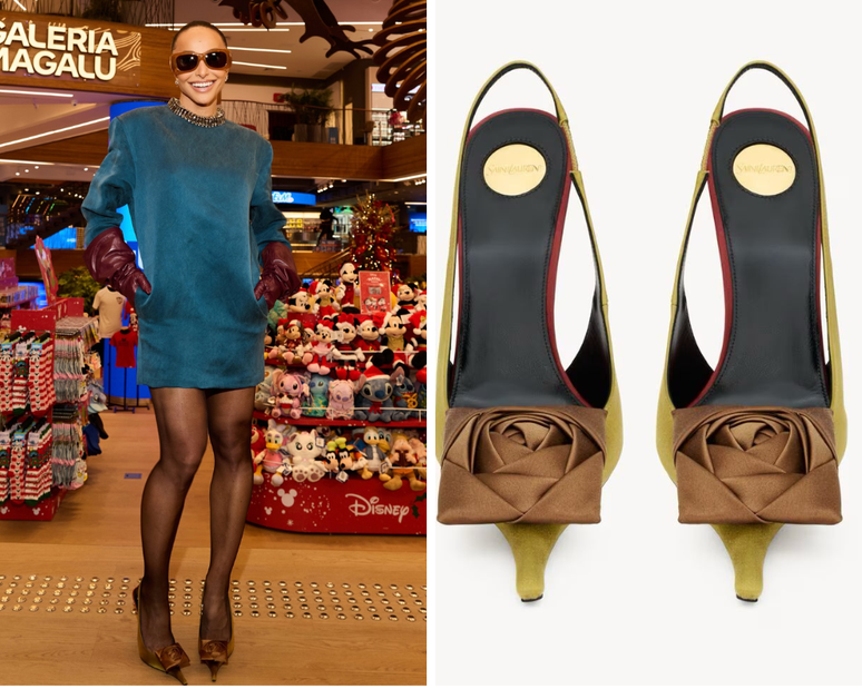 Sabrina Sato com sapato YSL 