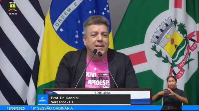 Vereador Antonio Gandini Júnior