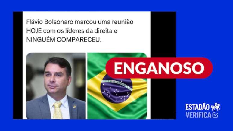 Lideranças partidárias do Centrão e da direita se reuniram em um jantar na casa do senador nesta segunda-feira, 8, ao contrário do que afirma post