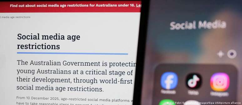 Governo diz que proibição protegerá jovens "das pressões e riscos aos quais podem estar expostos nas redes sociais"