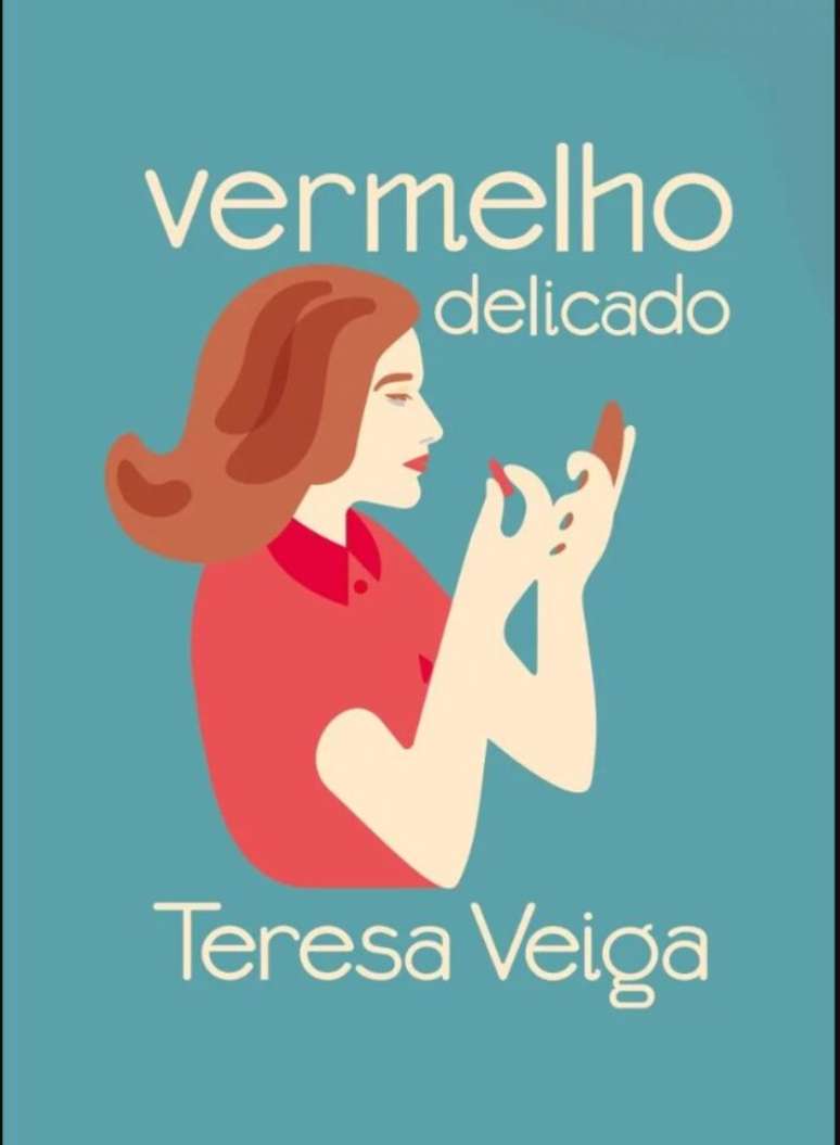 Capa do livro 'Vermelho Delicado', de Teresa Veiga