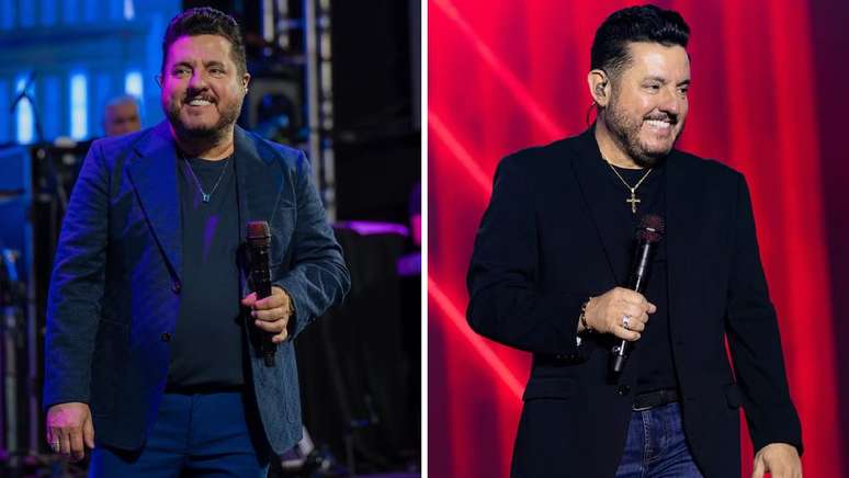 Veja o antes e depois do cantor Bruno perder 17 quilos