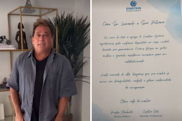 Leonardo, cantor | Boletim médico do artista