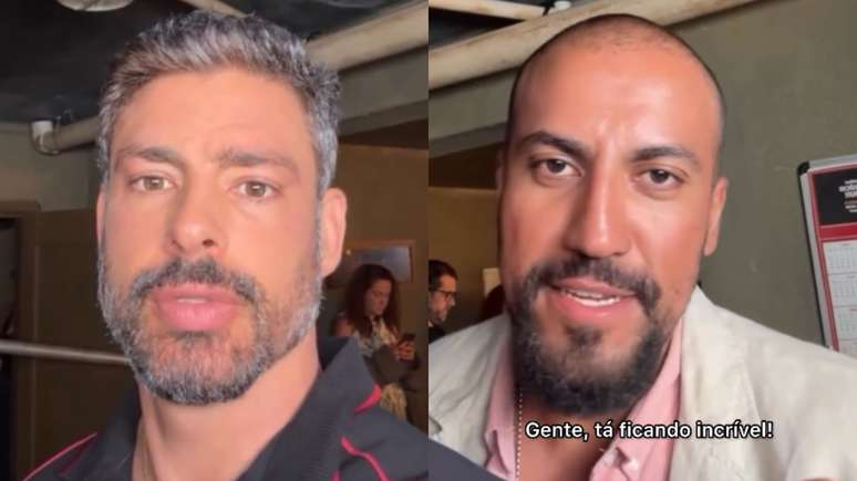 Cauã Reymond volta a gravar com Ricardo Teodoro