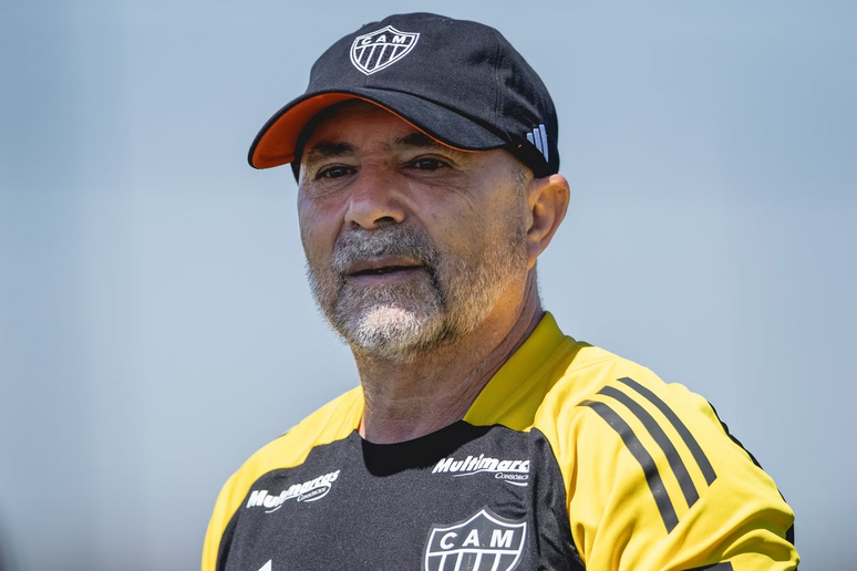 Jorge Sampaoli comando o Galo desde setembro. 