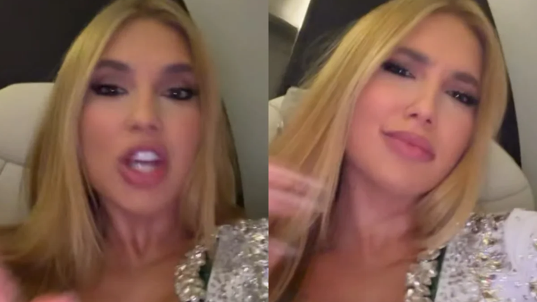 Sufoco! Virginia Fonseca passa por momentos de tensão durante voo / Reprodução: Instagram