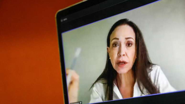 O paradeiro da opositora venezuelana Maria Corina Machado é desconhecido.