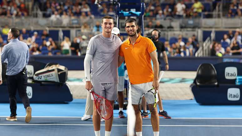 Alcaraz e João Fonseca no Miami Invitation