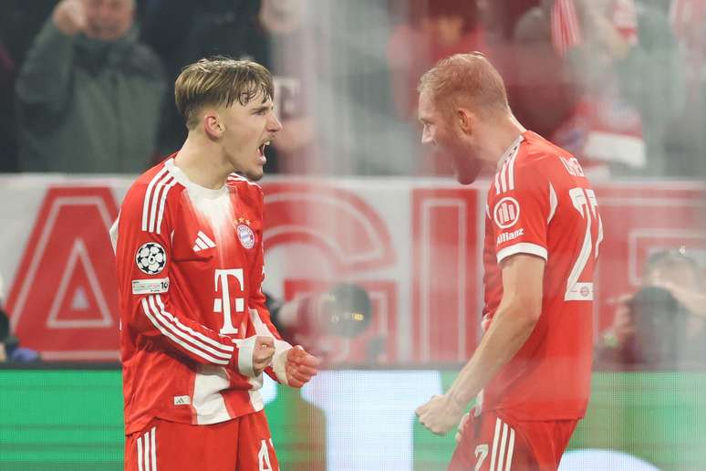 Karl comemorando o gol do Bayern de Munique 