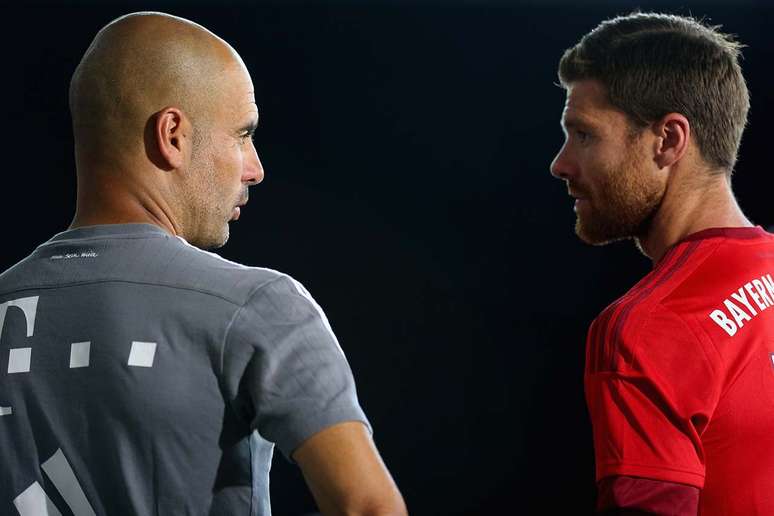 Guardiola treinou Xabi Alonso no Bayern de Munique -Alexander Hassenstein/Bongarts/Getty Images