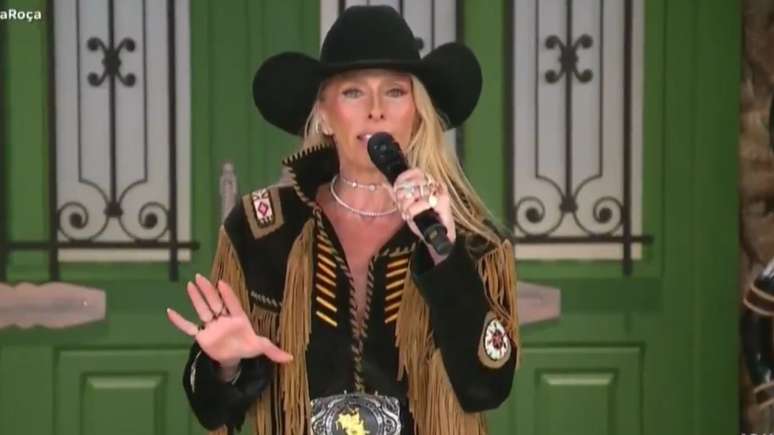 Adriane Galisteu em 'A Fazenda 17'