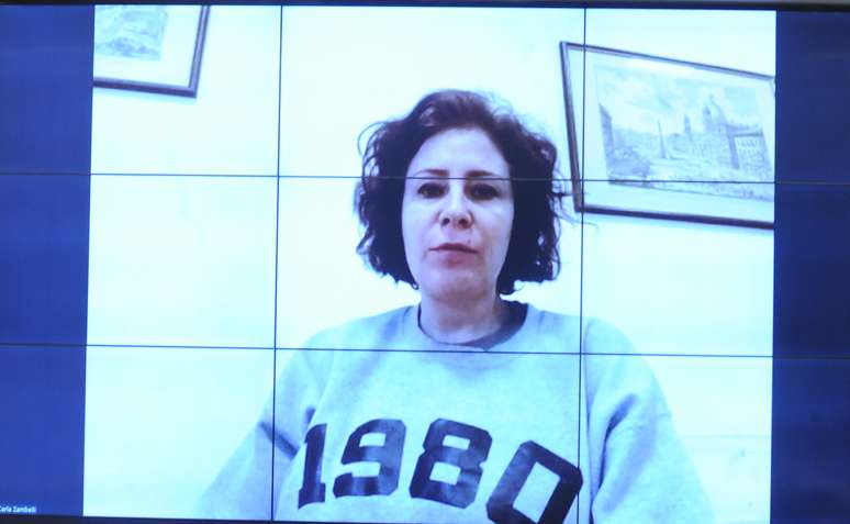 Oitiva de Carla Zambelli na CCJ da Câmara dos Deputados, em 24 de setembro deste ano