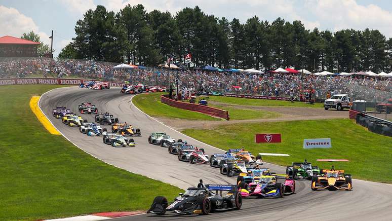 IndyCar no Circuito de Mid-Ohio.
