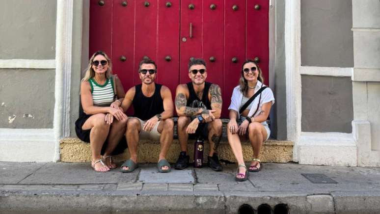 Grupo de amigos brasileiros viajou ao Panamá a turismo quando passou por naufrágio e turismo. Foto foi uma das poucas recuperadas