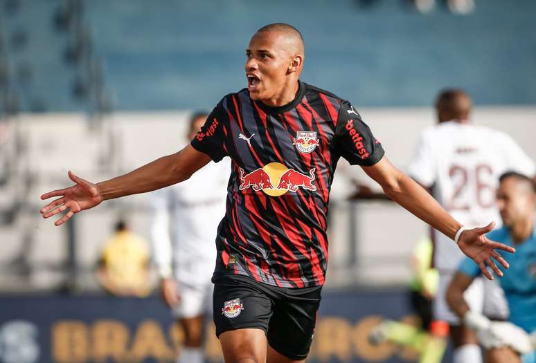Jhon Jhon, jogador do Red Bull Bragantino. 