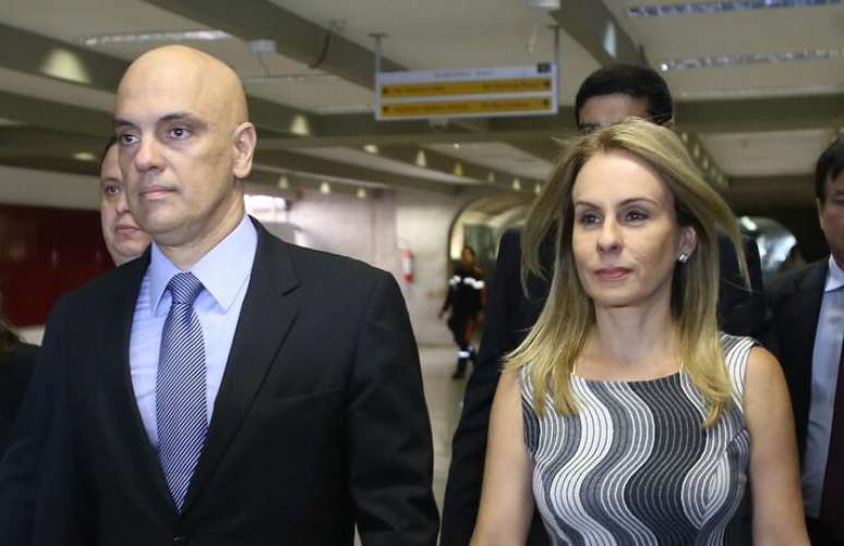 Alexandre de Moraes e Viviane Barci