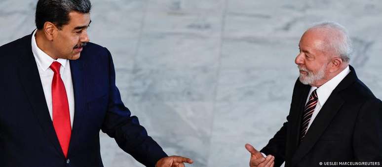 Lula dialogou sobre situação no Caribe com Maduro, em primeira conversa entre os dois líderes após reeleição do venezuelano. Imagem de arquivo: 29/05/2023;