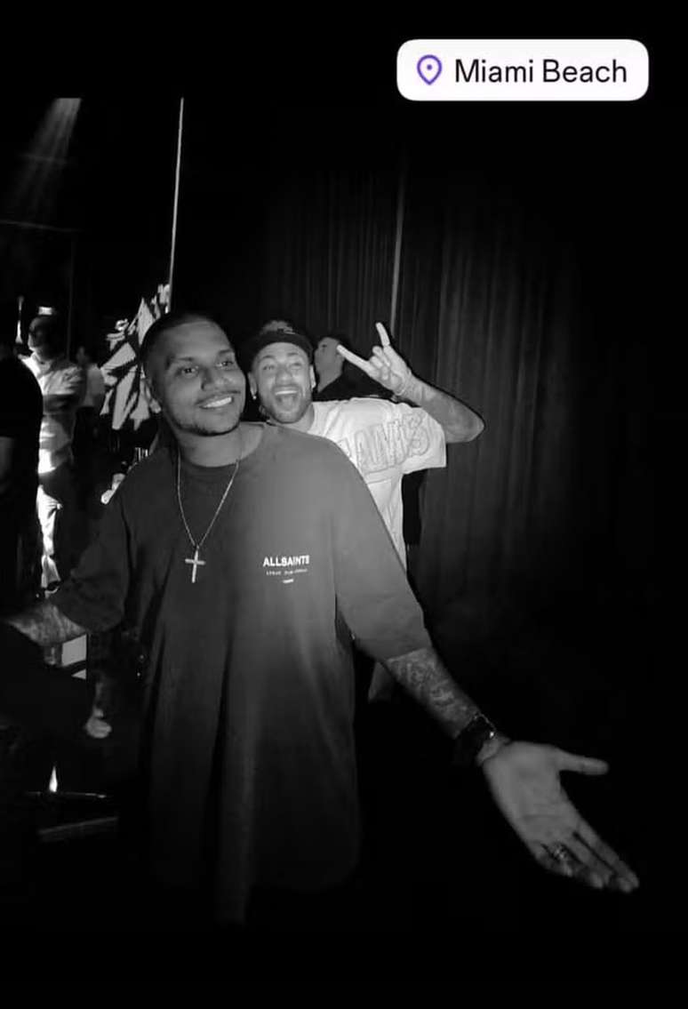 Neymar curte férias em Miami, nos Estados Unidos –