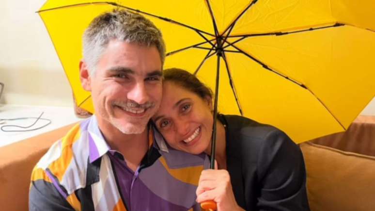 Camila Pitanga e Noivo