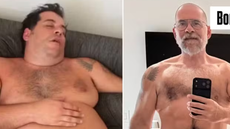 Leandro Hassum impresses by showing changes in his body after losing 65 kg / Reproduction: Instagram