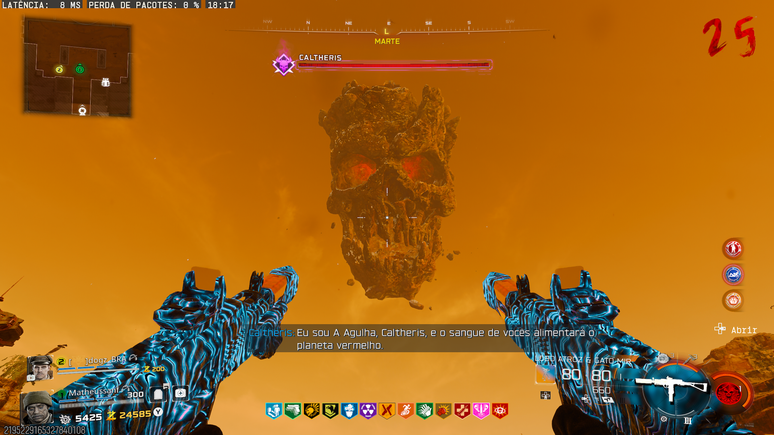 Caltheris possui quatro fases desafiadoras