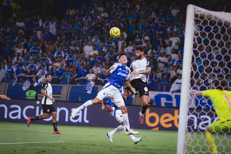 Yuri Alberto, do Corinthians, contra o Cruzeiro