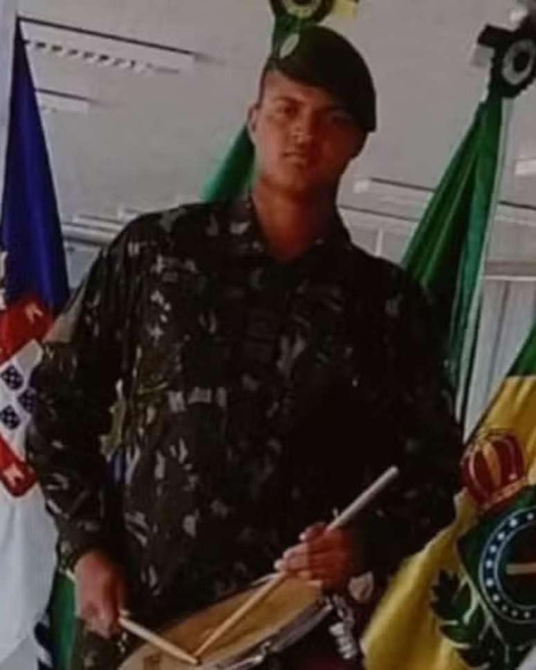 Kelvin Barros da Silva, de 21 anos, assassino confesso de militar.