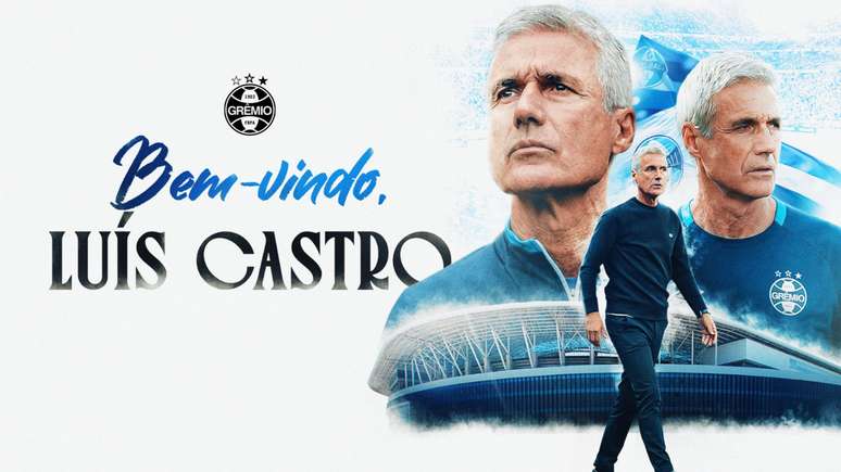 Luís Castro é anunciado como novo técnico do Grêmio