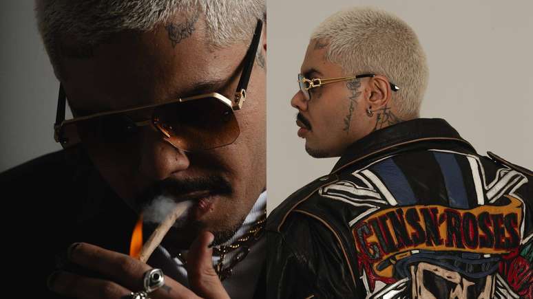 MC Lan nas fotos promocionais de 'V3NOM'