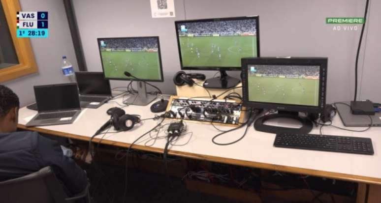 Imagem que invadiu a transmissão do Premiere