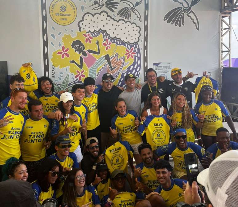 Nomes renomados do esporte como Ítalo Ferreira, Filipe Toledo, Rayssa Leal, Isaquías Queiroz, Luana Silva e Tainá Hinckel estavam entre os convidados