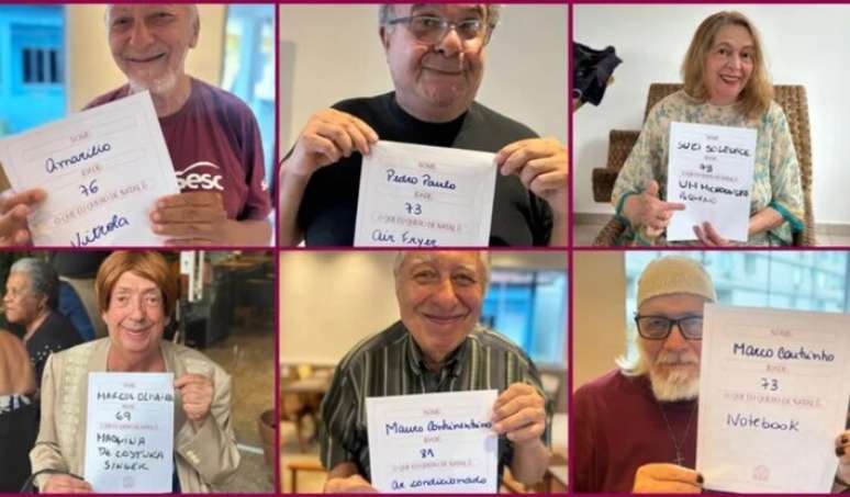 Atores e seus pedidos de presente de Natal postados no Instagram do Retiro dos Artistas