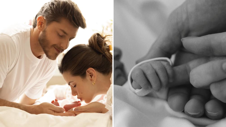 Nasce a filha de Camila Queiroz e Klebber Toledo; casal anunciou o nome da menina