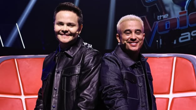 Matheus e Kauan são técnicos do The Voice Brasil