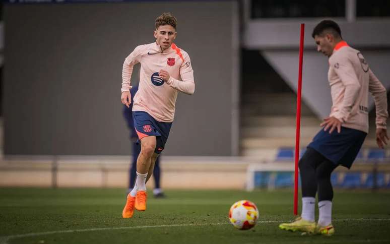 Atividade de prepara&ccedil;&atilde;o do Bar&ccedil;a antes de encarar o Guadalajara &ndash;