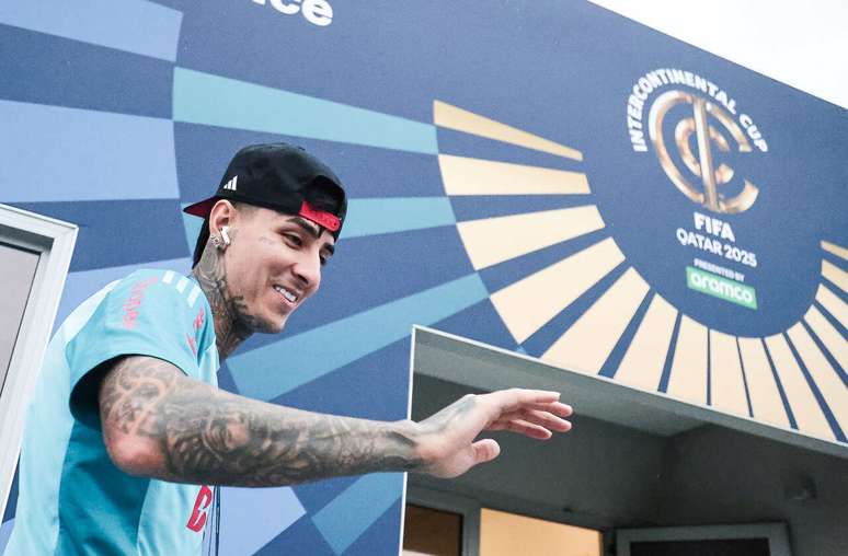 Flamengo treina nesta segunda (15/12) em Doha, no Catar &ndash; Gilvan de Souza/Flamengo