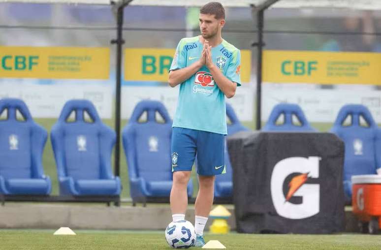 Dohmann em treino com a Sele&ccedil;&atilde;o Brasileira &ndash;