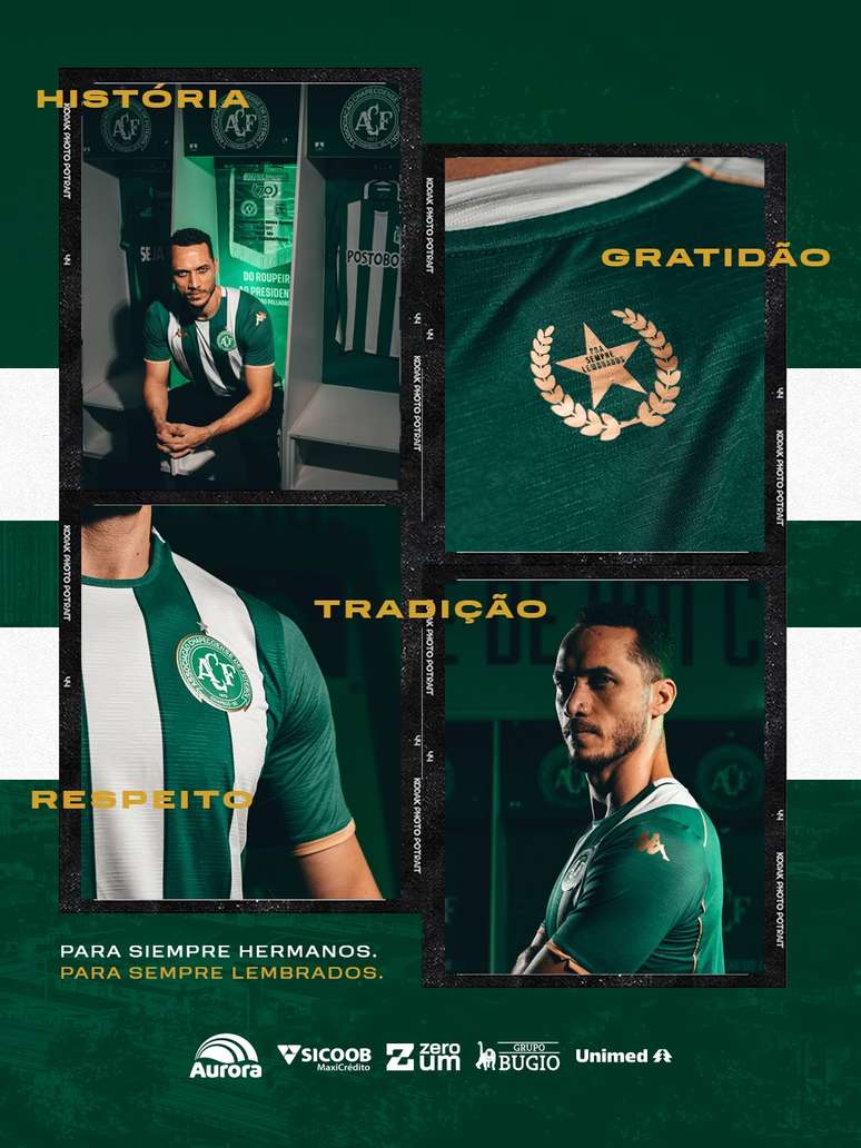 Former defender Neto, one of the survivors of the plane crash, was present at the launch 