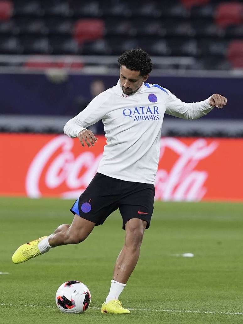 Marquinhos treina e pode ser refor&ccedil;o do PSG contra o Flamengo &ndash;
